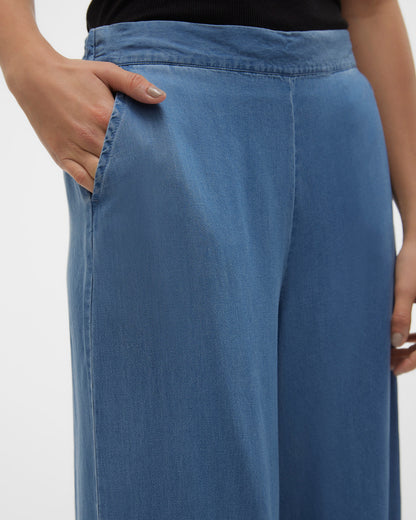 The Bree Wide Tencel Culotte Pant