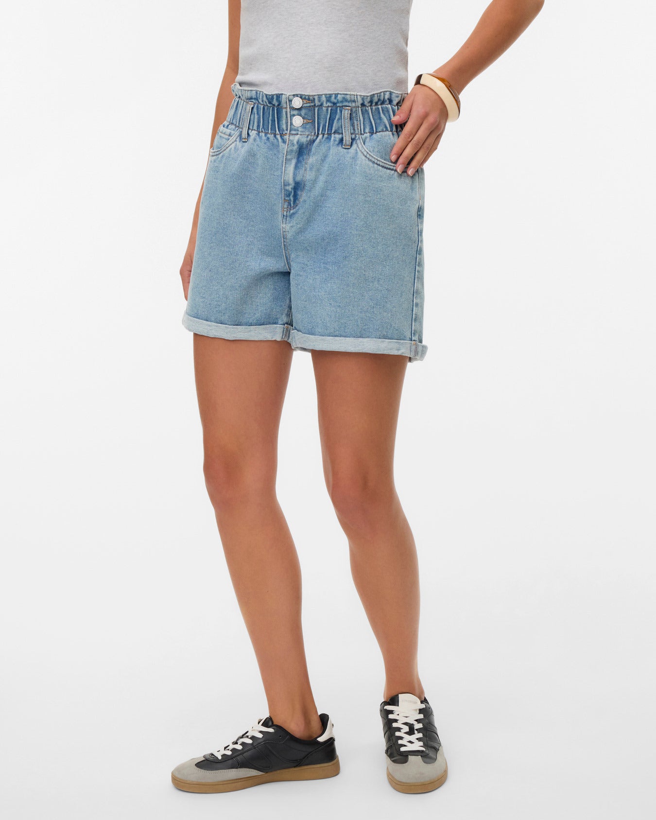 They Lyra Paperbag Denim Shorts