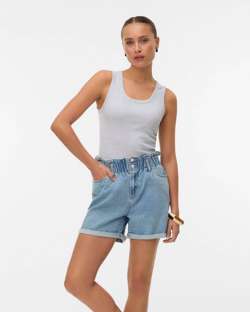 They Lyra Paperbag Denim Shorts