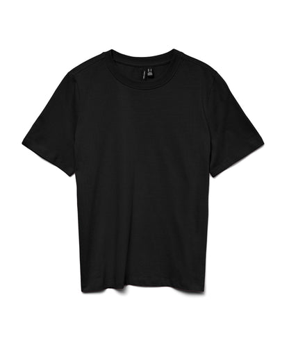 The Paulina Organic Cotton T-Shirt: Black