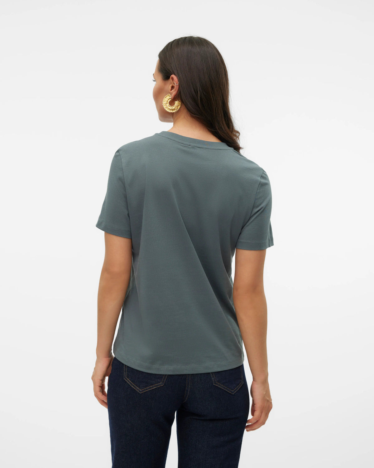 The Paulina Organic Cotton T-Shirt: Balsam Green