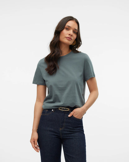 The Paulina Organic Cotton T-Shirt: Balsam Green
