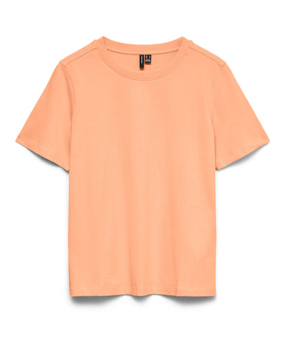 The Paulina Organic Cotton T-Shirt: Peach Fuzz