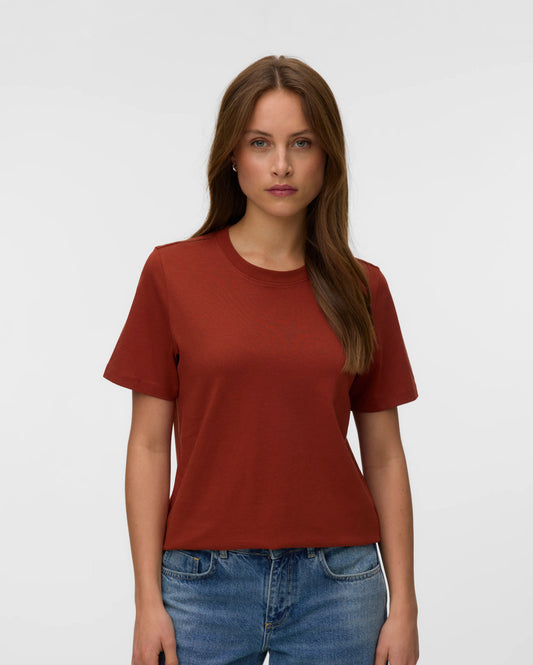 The Paulina Organic Cotton T-Shirt: Burnt Henna