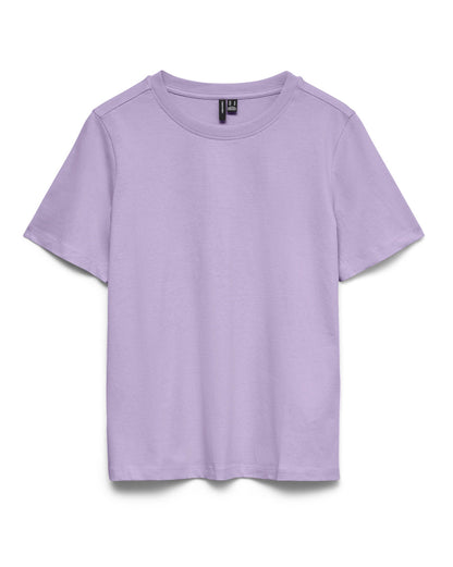 The Paulina Organic Cotton T-Shirt: Pastel Lilac