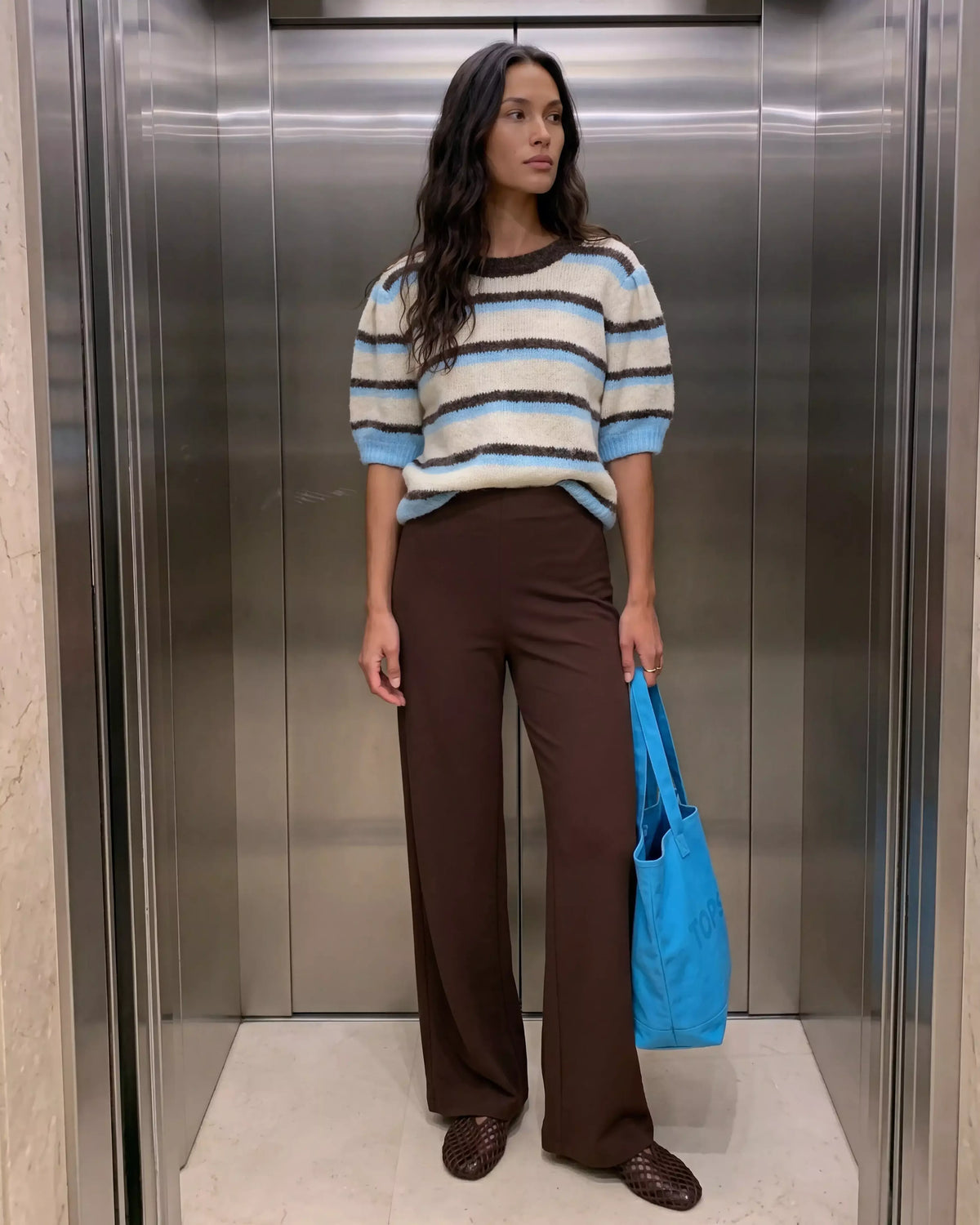 The Berlin Chocolate Wide Pant