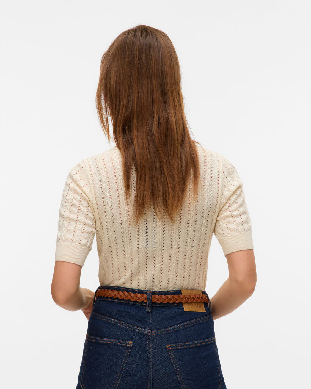 The Morena Half Sleeve Crew Neck Top