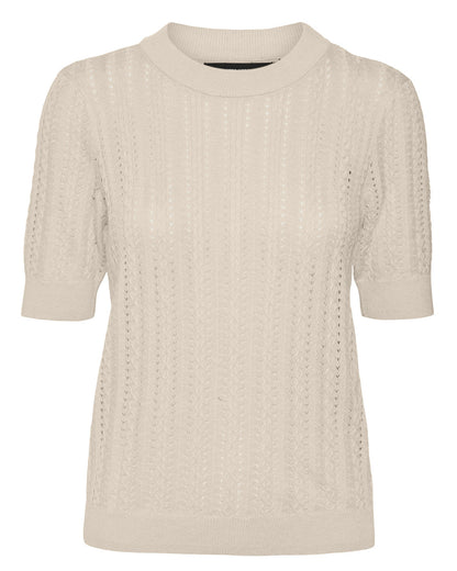 The Morena Half Sleeve Crew Neck Top