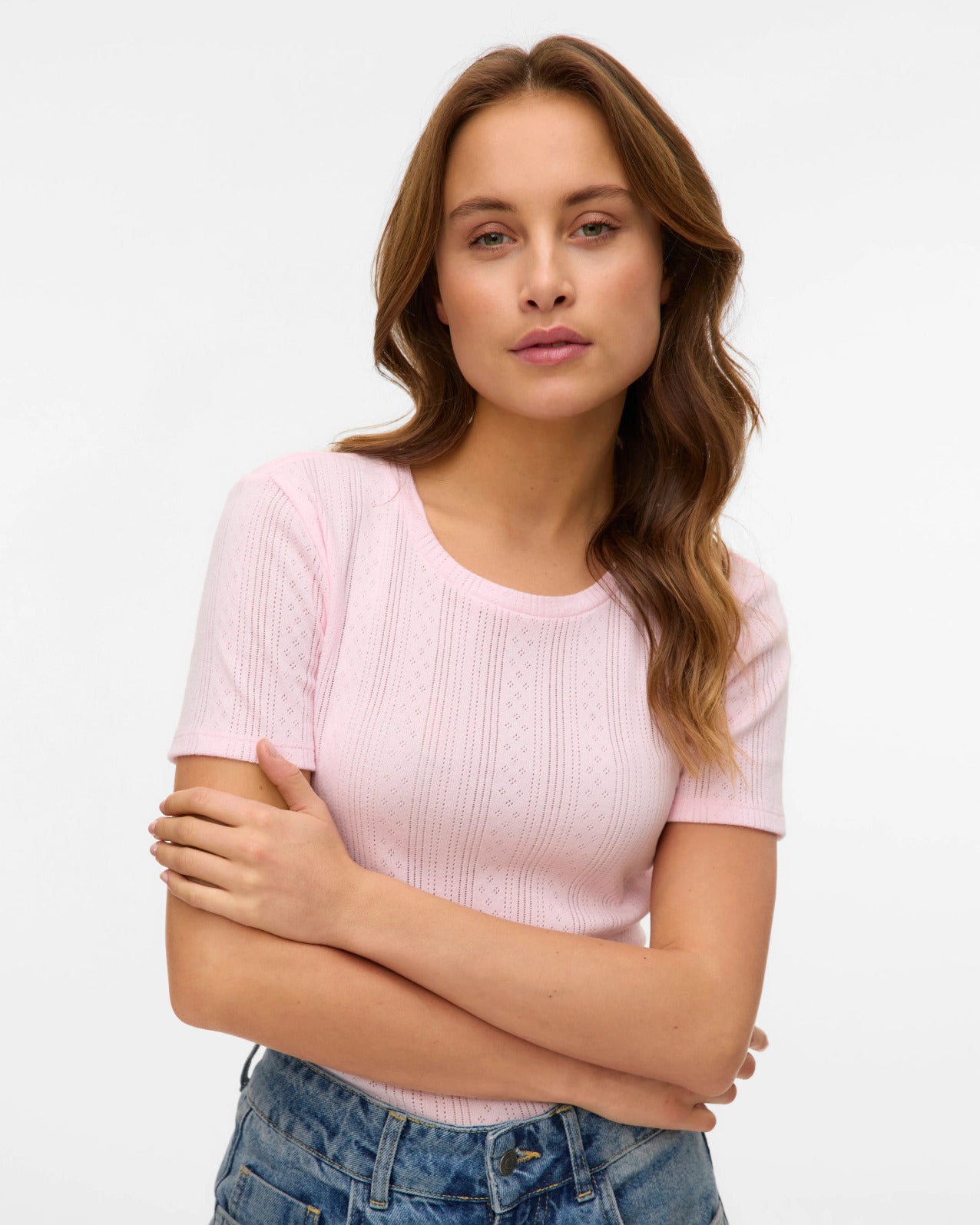 The Lisa Pointelle Top - 2 COLORS