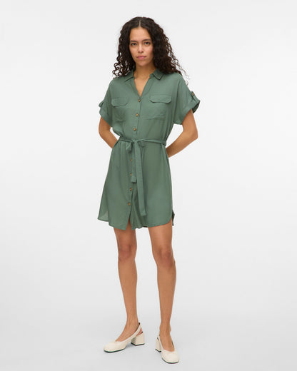 The Bumpy Short Shirt Dress: 3 COLORS