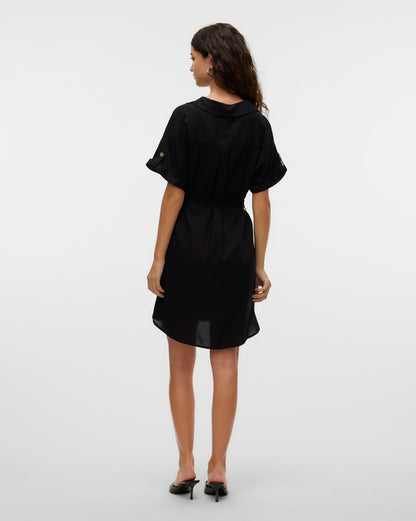 The Bumpy Short Shirt Dress: 3 COLORS