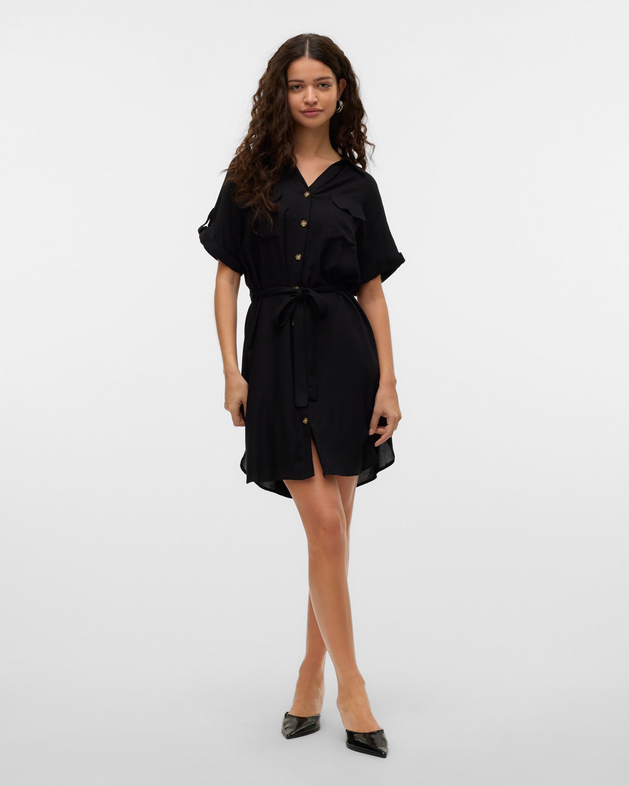 The Bumpy Short Shirt Dress: 3 COLORS