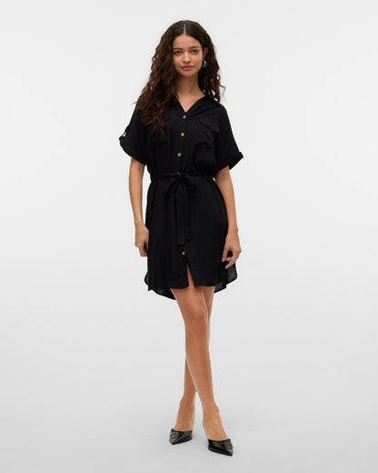 The Bumpy Short Shirt Dress: 3 COLORS