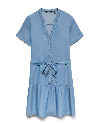 The Fleur Short Belt Tencel Dress