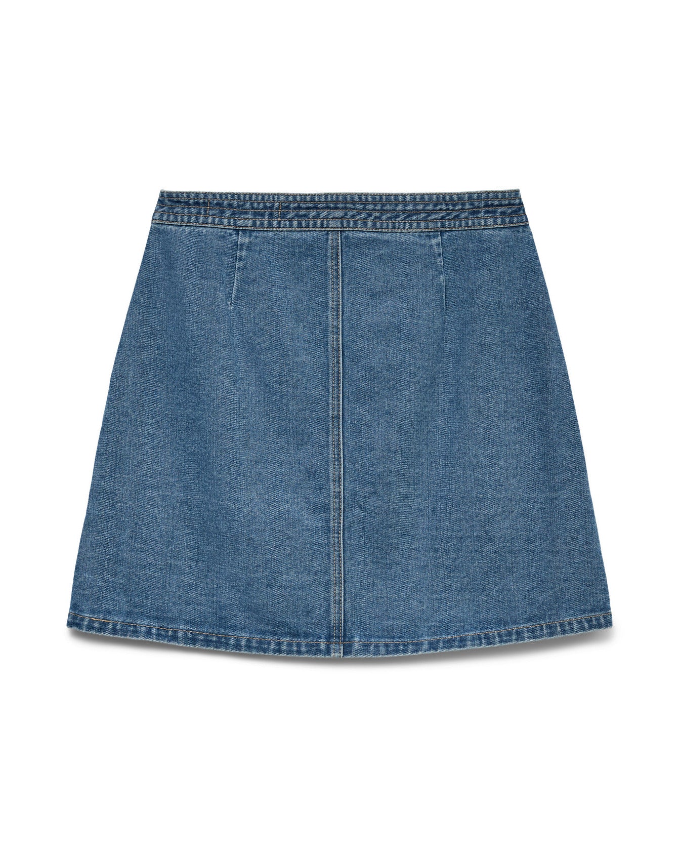 The Liza Short Denim Wrap Skirt