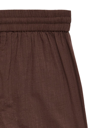 The Caia Organic Cotton + Linen Wide Pant: 2 COLORS