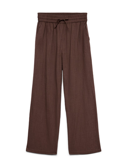 The Caia Organic Cotton + Linen Wide Pant: 2 COLORS