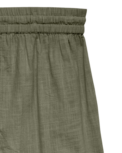The Caia Organic Cotton + Linen Wide Pant: 2 COLORS