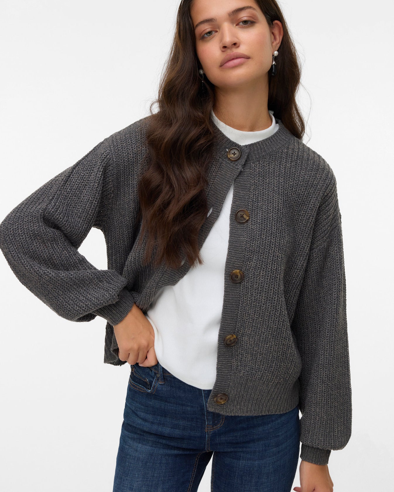 The Lea O-Neck Short Cardigan - 3 COLORS