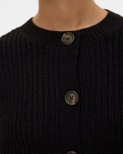 The Lea O-Neck Short Cardigan - 3 COLORS
