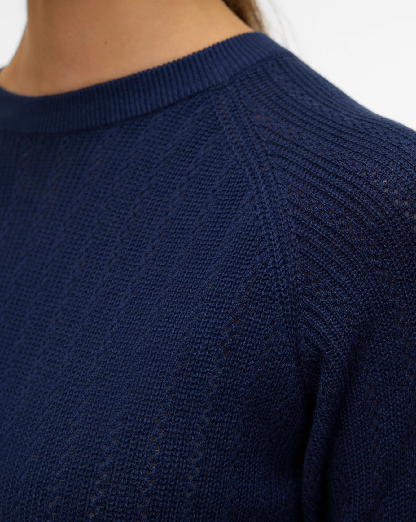 The Newlex Pointelle Raglan Knit