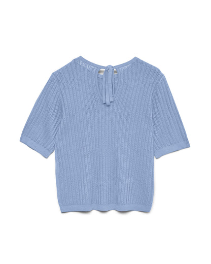 The Newlex Upper Back Tie Blouse