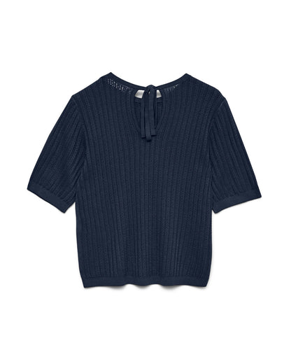 The Newlex Upper Back Tie Blouse