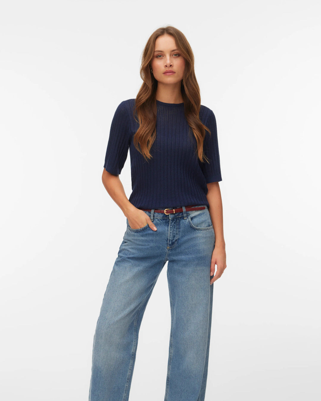 The Newlex Upper Back Tie Blouse