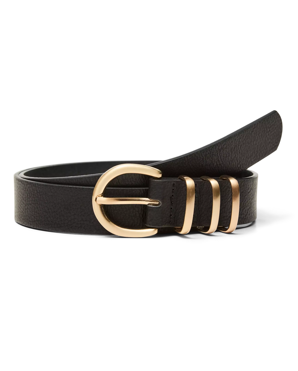 The Vea Belt: Brushed Gold Buckle
