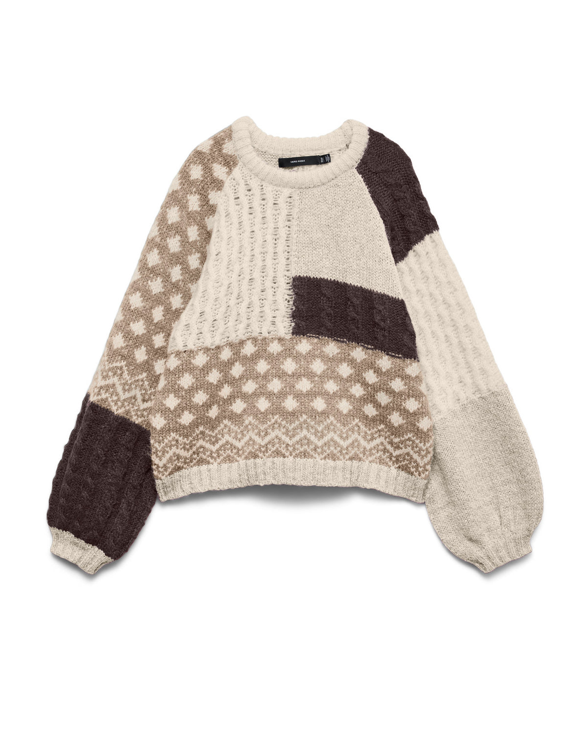 The Kristin Knit Block Sweater