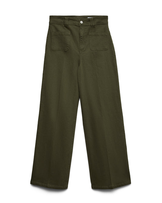 The Tulle Forest Night Wide Jeans