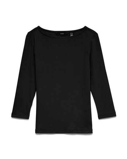 The Chloe Panda 3/4 Boatneck Top - 2 COLORS