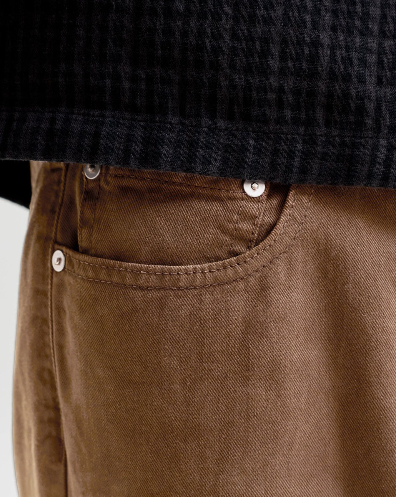 The Alex Wide Leg Cocoa Jeans