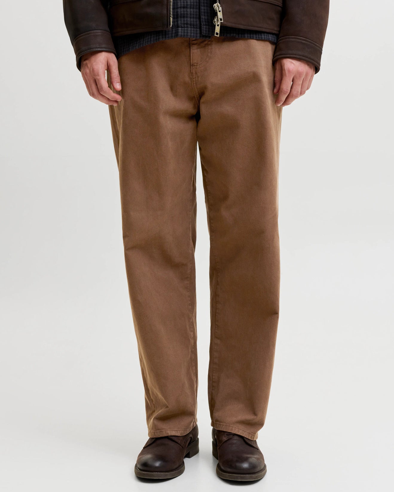 The Alex Wide Leg Cocoa Jeans