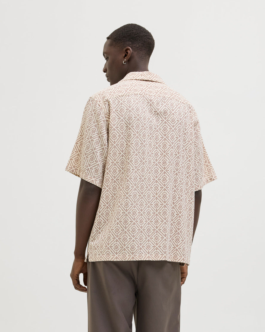 The Vincent Print Resort Cotton Top - 2 COLORS