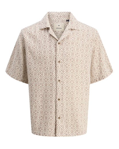 The Vincent Print Resort Cotton Top - 2 COLORS