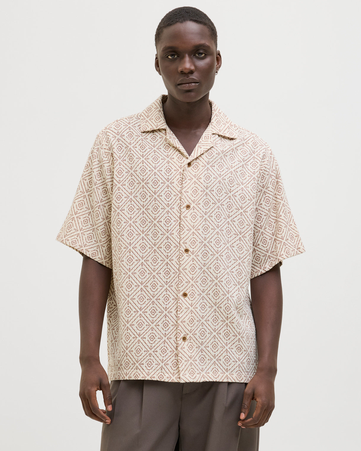 The Vincent Print Resort Cotton Top - 2 COLORS