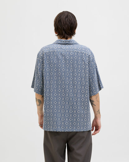 The Vincent Print Resort Cotton Top - 2 COLORS