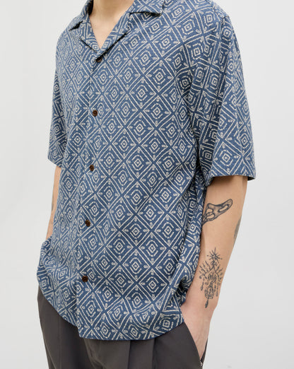 The Vincent Print Resort Cotton Top - 2 COLORS
