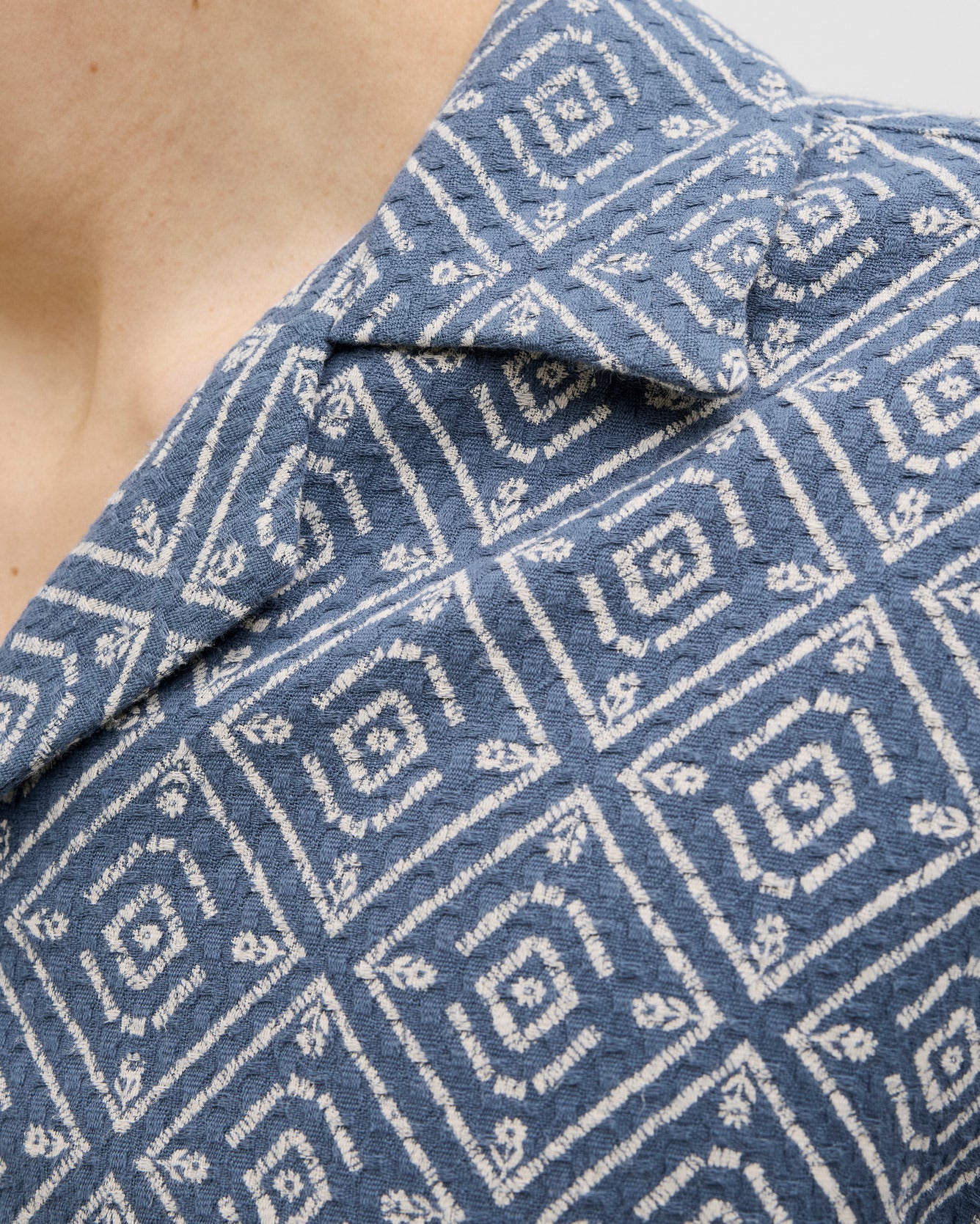 The Vincent Print Resort Cotton Top - 2 COLORS