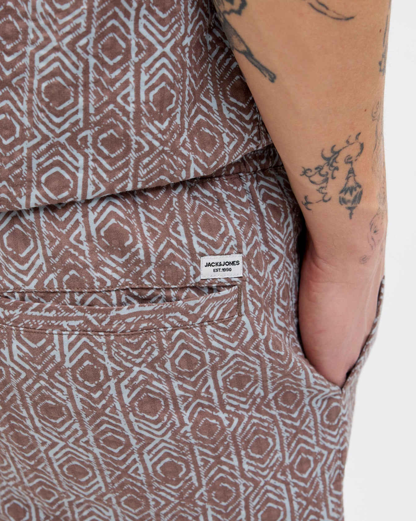 The Jaiden Taupe Casual Shorts