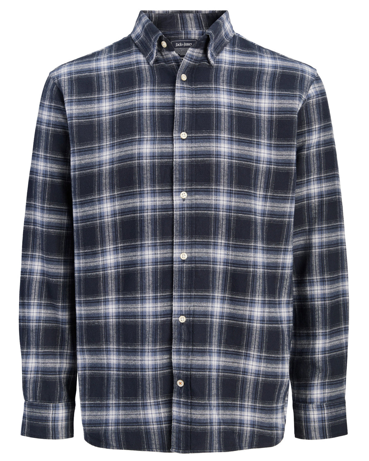 The Field Check Long Sleeve Shirt: Navy Blazer