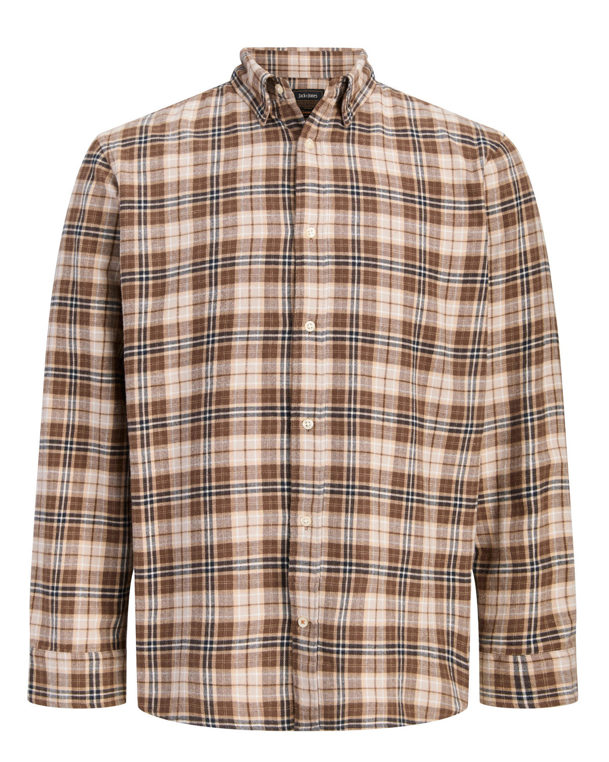 The Field Check Long Sleeve Shirt: Cocoa