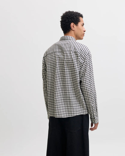 The Frederiksberg Flannel Shirt: Antique White