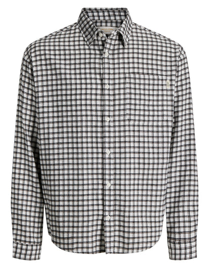 The Frederiksberg Flannel Shirt: Antique White