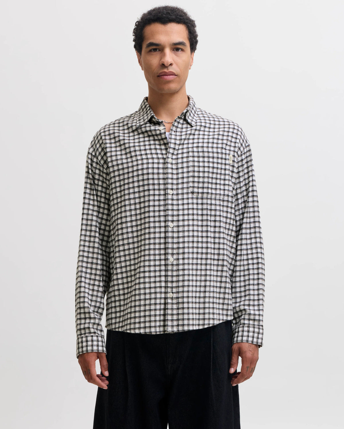 The Frederiksberg Flannel Shirt: Antique White