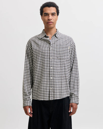 The Frederiksberg Flannel Shirt: Antique White