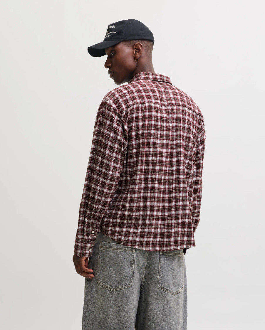 The Frederiksberg Flannel Shirt: Chocolate Truffle