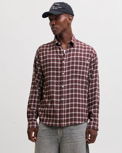 The Frederiksberg Flannel Shirt: Chocolate Truffle