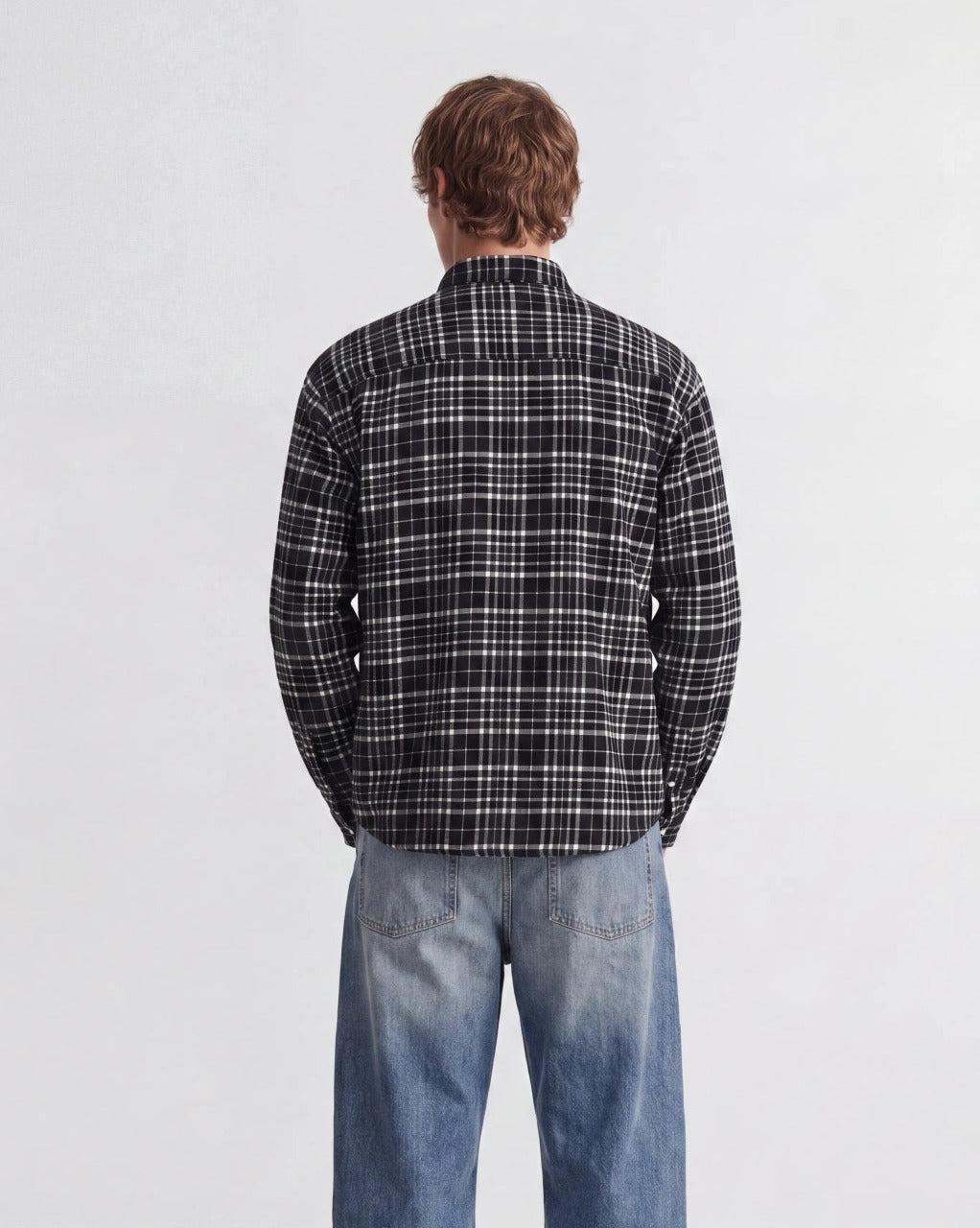 The Frederiksberg Flannel Shirt: Black